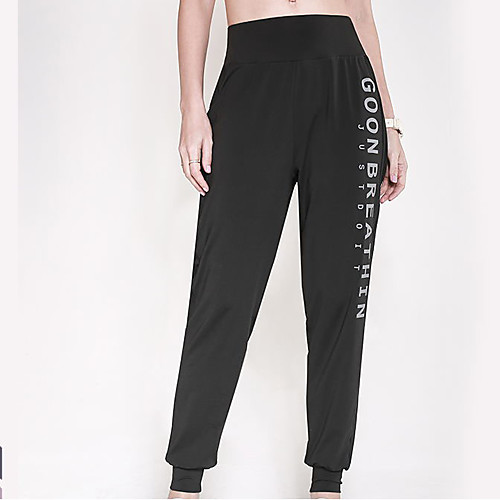 

Women's High Waist Yoga Pants Fashion Black Purple Gray Running Fitness Gym Workout Bottoms Sport Activewear Quick Dry Butt Lift Tummy Control High Elasticity