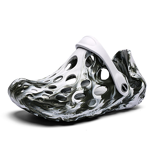 

Men's Fall Sporty / Casual Daily Outdoor Sandals Walking Shoes / Upstream Shoes PU Breathable Non-slipping Shock Absorbing Black and White / White / Green / Brown