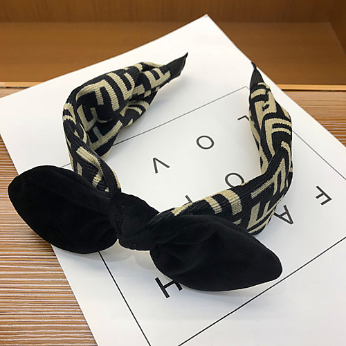 

Double Layer Cloth Hair Accessory with Flower 1 Piece Casual / Daily Wear Headpiece