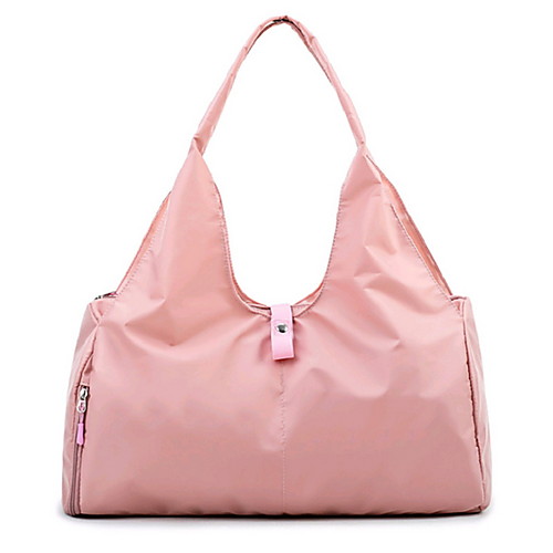 

Oxford Cloth Zipper Travel Bag Outdoor Black / Pink
