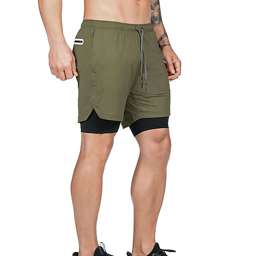 

Men's Sporty Street chic Slim Sweatpants Shorts Pants - Solid Colored Sporty Drawstring Cycling Summer White Black Army Green US32 / UK32 / EU40 / US34 / UK34 / EU42 / US36 / UK36 / EU44