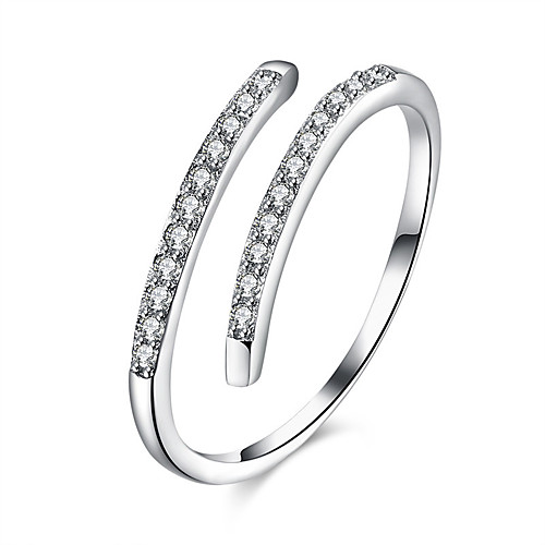 

Women's Ring 1pc Silver S925 Sterling Silver Round Stylish Gift Festival Jewelry Classic Flower