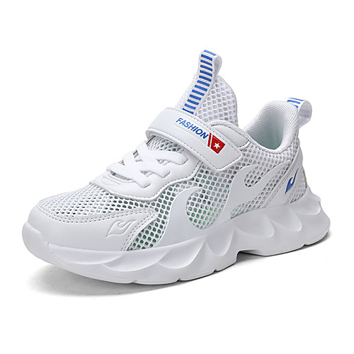 

Boys' / Girls' Comfort Mesh Trainers / Athletic Shoes Little Kids(4-7ys) / Big Kids(7years ) Running Shoes / Walking Shoes White / Beige Summer / Fall / Color Block / Rubber