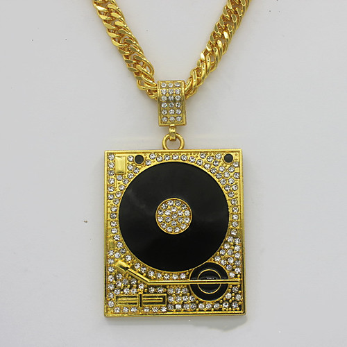 

Men's Necklace Statement Unique Design Trendy Fashion Chrome Gold 75 cm Necklace Jewelry 1pc For Party Evening Sport Street