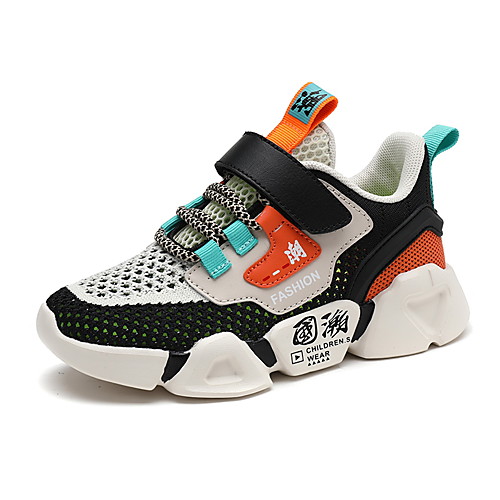 

Boys' Comfort Mesh Trainers / Athletic Shoes Little Kids(4-7ys) / Big Kids(7years ) Running Shoes / Walking Shoes Black / Beige Summer / Fall / Color Block / Rubber