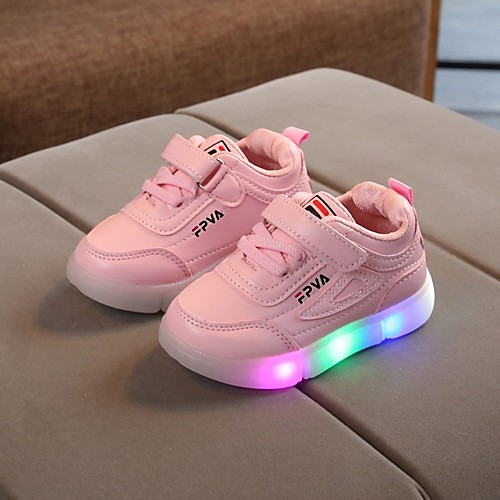 

Girls' Comfort PU Flats Toddler(9m-4ys) / Little Kids(4-7ys) White / Black / Pink Spring