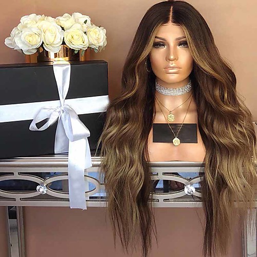 

Synthetic Wig Curly Layered Haircut Wig Very Long Brown Synthetic Hair 26 inch Women's curling Fluffy Waterfall Brown