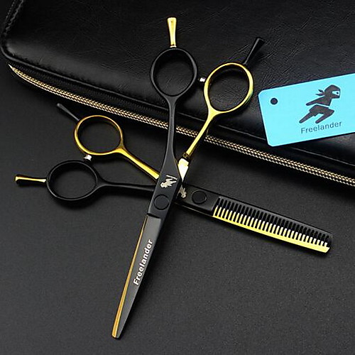 

5.5 AQIABI Hairdressing Scissors Hair Professional Thinning Shears Set Hair Cutting Scissors Barber Scissors