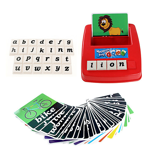 

Educational Flash Card Matching Letter Game Picture Word Matching Game Educational Toy Letter Spelling Letter Reading Game Improve Memory ABS Resin Kid's Preschool Cute Kits Non Toxic 30 pcs 3-6 Y