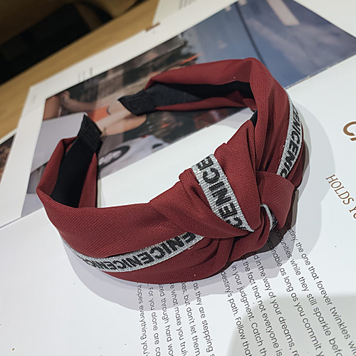 

Double Layer Cloth Hair Accessory with Flower 1 Piece Casual / Daily Wear Headpiece