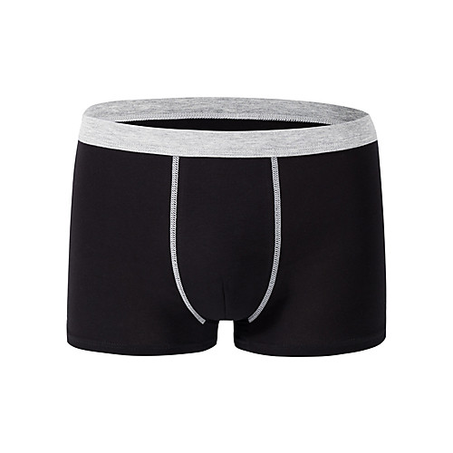 

Men's Sports Underwear Boxer Brief Trunks 1pc Stylish Elastane Sports Shorts Underwear Shorts Bottoms Running Walking Jogging Training Breathable Quick Dry Soft Fashion Dark Grey Black Purple Blue