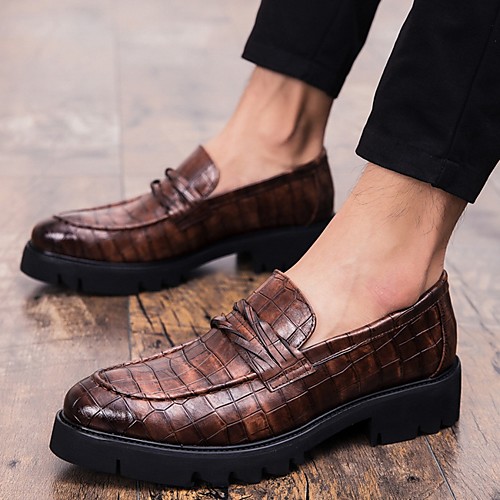 

Men's Summer Classic Daily Loafers & Slip-Ons PU Black / Brown