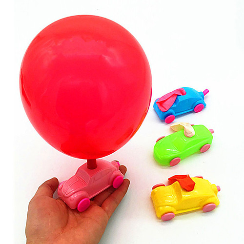 

Balloon Car Toy DIY Balloon Science & Exploration Set Classic Car Classic Theme Cute Kawaii Plastic Kid's Child's Boys and Girls Toy Gift 3 pcs