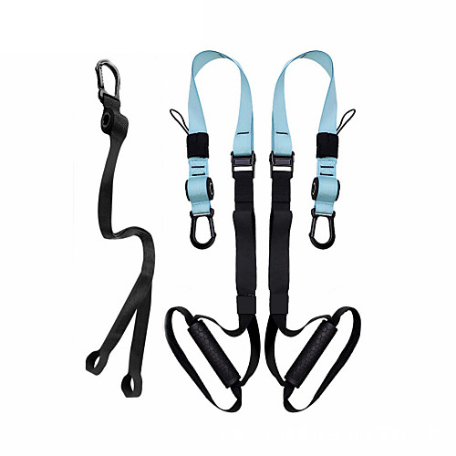 

Suspension Trainer Basic Kit Sports PVC (Polyvinylchlorid) Nylon PP (Polypropylene) Exercise & Fitness Gym Workout Portable Adjustable Durable Full Body Strength For Men Women