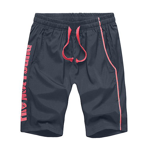 

Men's Sporty Street chic Slim Sweatpants Shorts Pants - Print Solid Colored Sporty Print Fall Black Army Green Dark Gray US32 / UK32 / EU40 / US34 / UK34 / EU42 / US36 / UK36 / EU44 / Drawstring