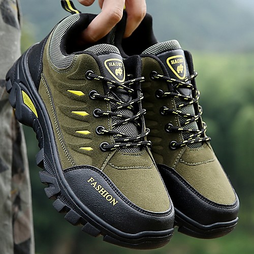 

Men's Spring & Summer Classic Daily Trainers / Athletic Shoes Hiking Shoes PU Green / Brown / Gray