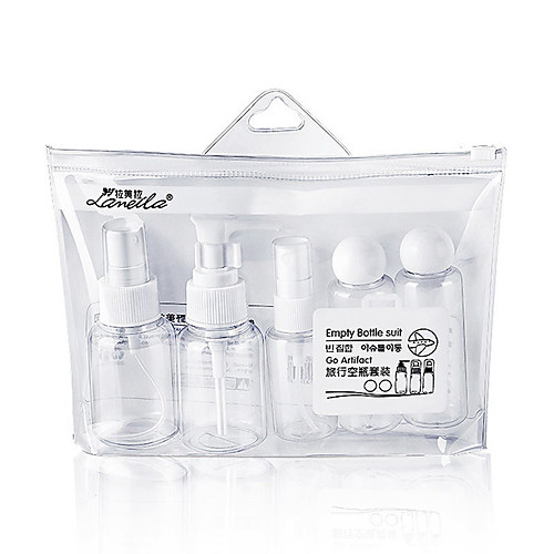 

5 Pieces Travel Bottle Plastic Waterproof Casual Daily