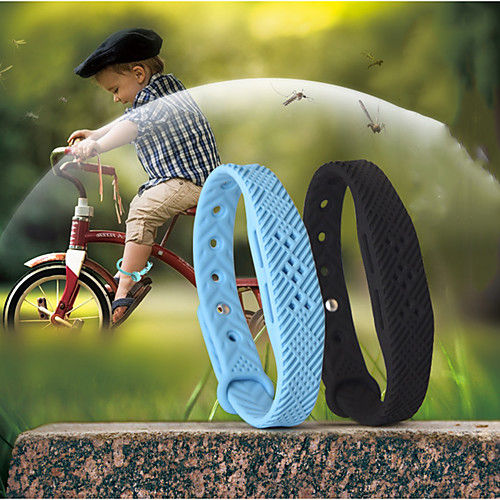 

2pcs Mosquito Repellent Bracelets Mosquito Repellent Wristbands Waterproof Portable Fashion Repellent Anti-Mosquito For Home For Office Indoor Outdoor Kid's Adults Kids Teenager Adults'