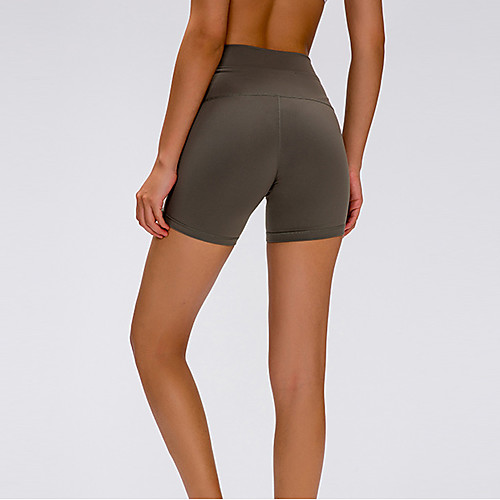 

Women's High Waist Yoga Shorts Black Red Green Blue Gray Nylon Running Fitness Gym Workout Shorts Sport Activewear Breathable Tummy Control Butt Lift Moisture Wicking High Elasticity