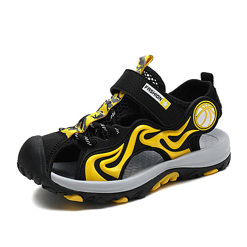 

Boys' Comfort Mesh Sandals Little Kids(4-7ys) / Big Kids(7years ) Walking Shoes Yellow / Red Summer / Fall / Color Block / Rubber