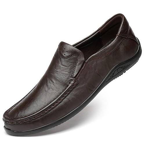 

Men's Spring & Summer Classic Daily Loafers & Slip-Ons PU Light Brown / Dark Brown / Black