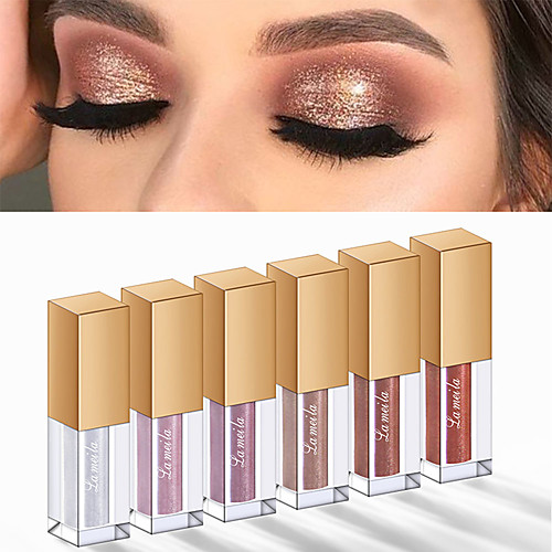 

5 Colors Eyeshadow Cosmetic EyeShadow Liquid Waterproof Glow Professional Easy to Carry Glitter Shine Waterproof Shimmer glitter gloss Daily Makeup Halloween Makeup Party Makeup Cosmetic Gift