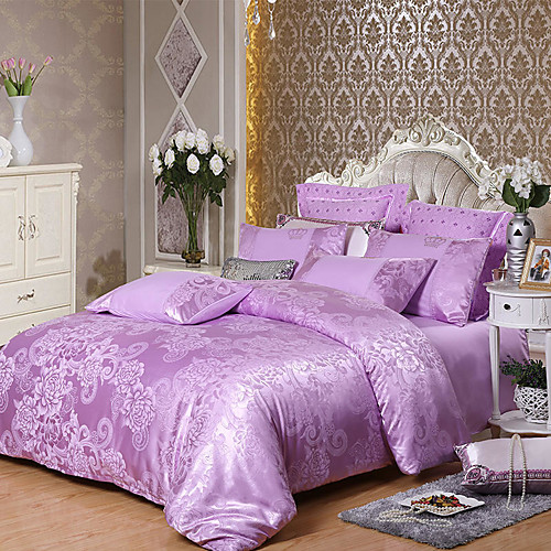 

European-style Jacquard Satin four-piece quilt cover 1.5 m 1.8 m 2 m extra large single double bedding