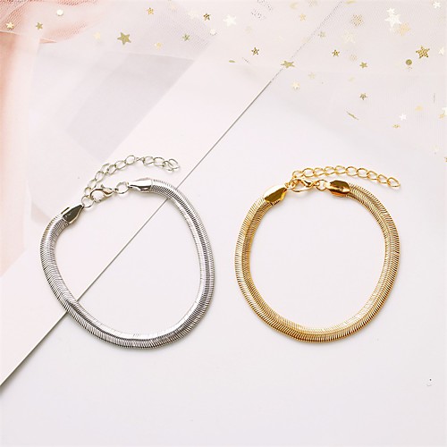 

Women's Bracelet Classic Wedding Birthday Vintage Theme European Trendy Casual / Sporty Ethnic French Alloy Bracelet Jewelry Gold / Silver For Date Festival