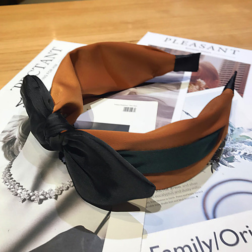 

Double Layer Cloth Hair Accessory with Flower 1 Piece Casual / Daily Wear Headpiece