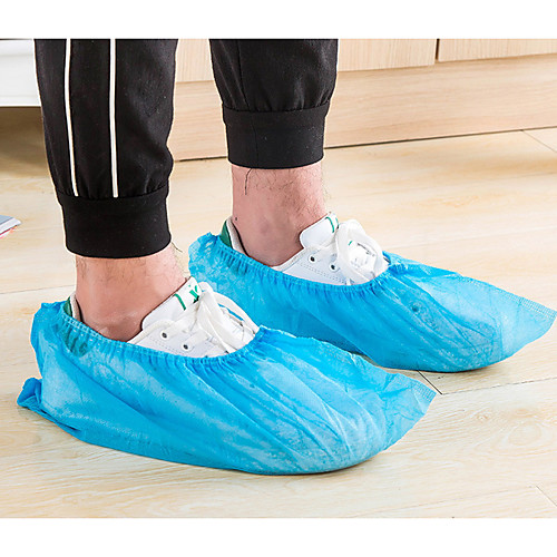 

Nonwoven Shoe Cover Unisex All Seasons Daily Blue