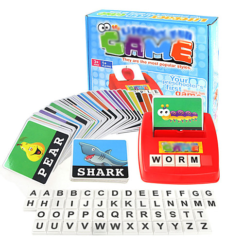 

Educational Flash Card Matching Letter Game Picture Word Matching Game Educational Learning Games Educational Toy Letter Spelling Letter Reading Game Improve Memory ABS Resin Kid's Preschool Cute