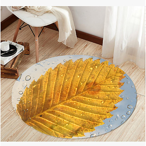

Modern Round Rug Floor Mat Non Slip Absorbent Carpet Yoga Rug for Entryway Bedroom Living Room Sofa Home Decor