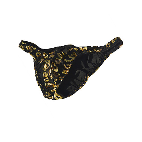 

Men's Print Briefs Underwear - Normal Low Waist Red Gold One-Size