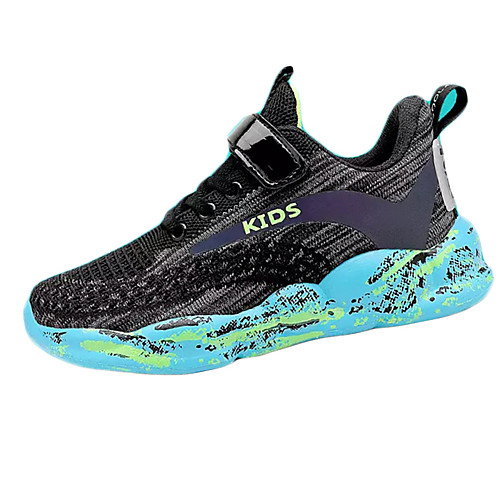 

Boys' / Girls' Comfort Knit / Elastic Fabric Trainers / Athletic Shoes Big Kids(7years ) Running Shoes Purple / Red / Green Spring / Color Block