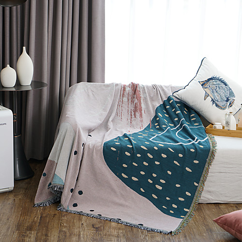 

Soft Throw Blankets Bed Couch Throws Sofa Chair Towel Multi-Function for Home Decor Office Travel