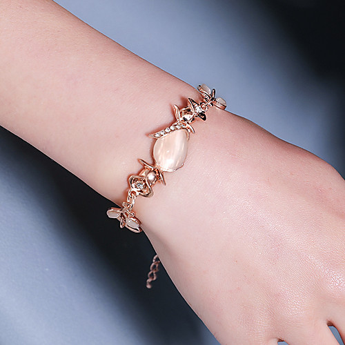 

Women's Bracelet Classic Wedding Birthday Vintage Theme European Trendy Casual / Sporty Ethnic French Alloy Bracelet Jewelry Rose Gold For Date Festival
