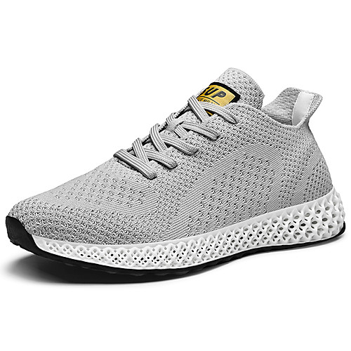 

Men's Spring & Summer / Fall & Winter Sporty / Casual Daily Outdoor Trainers / Athletic Shoes Running Shoes / Walking Shoes Tissage Volant Breathable Wear Proof White / Black / Gray