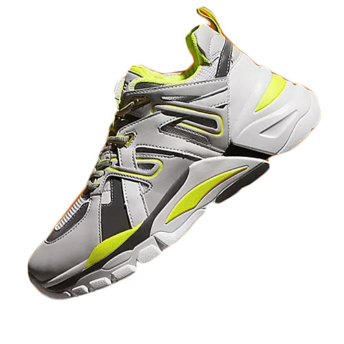 

Men's Summer Outdoor Trainers / Athletic Shoes Walking Shoes PU Black / Orange / Green