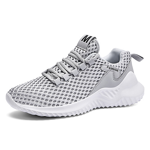 

Men's Spring & Summer / Fall & Winter Classic / British Daily Outdoor Trainers / Athletic Shoes Walking Shoes Mesh Breathable Wear Proof Black / Beige / Gray
