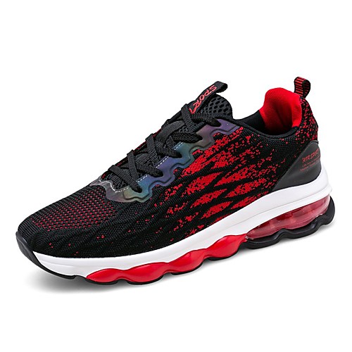 

Men's Fall / Spring & Summer Daily Outdoor Trainers / Athletic Shoes Running Shoes / Walking Shoes Tissage Volant Breathable Non-slipping Shock Absorbing Black / Red / Blue