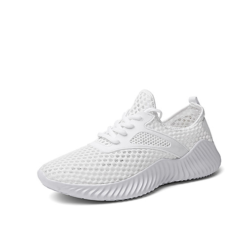

Men's Spring & Summer / Fall & Winter Classic / British Daily Outdoor Trainers / Athletic Shoes Walking Shoes Mesh Breathable Wear Proof White / Black
