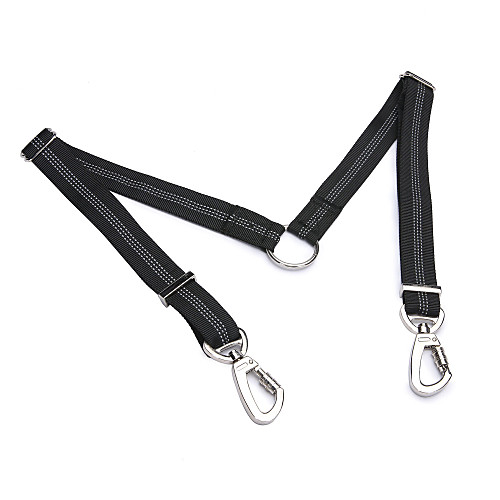 

Dog Cat Pets Harness Leash Double Dog Leash Portable Retractable Wearable Soft Adjustable Flexible Durable Casual / Daily Solid Colored Classic Nylon Husky Labrador Alaskan Malamute Golden Retriever