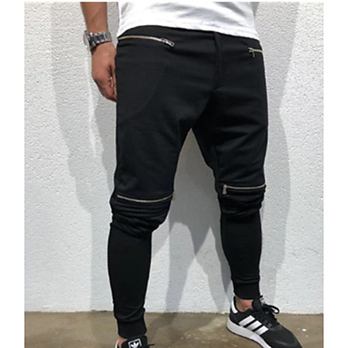 

Men's Sporty Loose Chinos Pants - Solid Colored Black Red Army Green US36 / UK36 / EU44 / US38 / UK38 / EU46 / US40 / UK40 / EU48