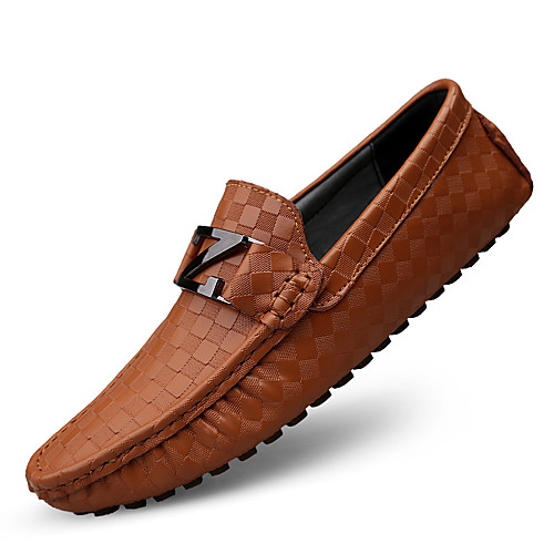 

Men's Summer Casual Daily Loafers & Slip-Ons PU Non-slipping White / Black / Blue