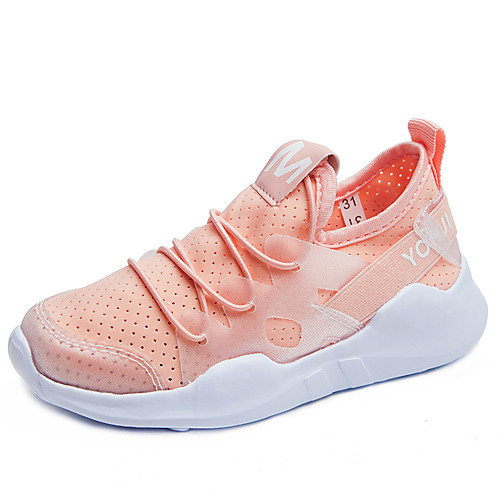 

Boys' / Girls' Comfort Mesh Trainers / Athletic Shoes Little Kids(4-7ys) / Big Kids(7years ) Running Shoes / Walking Shoes White / Black / Pink Summer / Fall