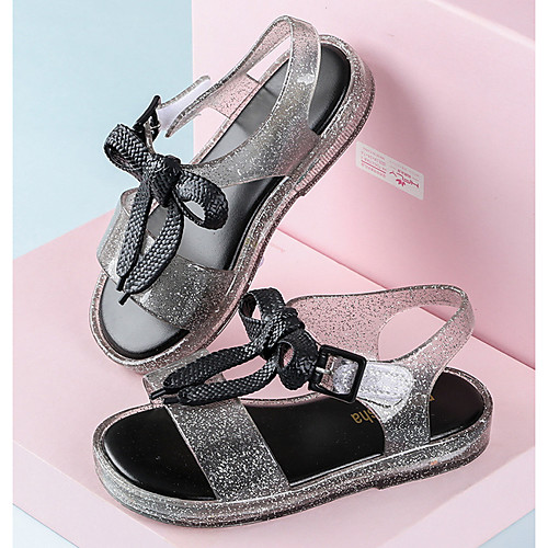 

Girls' Comfort PVC Sandals Toddler(9m-4ys) Black / Pink / Silver Summer