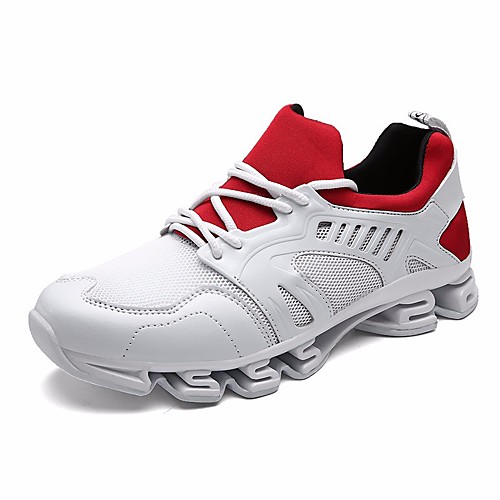 

Women's Trainers / Athletic Shoes Spring Flat Heel Round Toe Daily Rubber White / Black / Silver