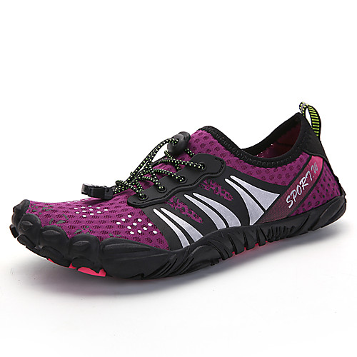 

Unisex Fall Sporty / Casual Daily Outdoor Trainers / Athletic Shoes Walking Shoes / Upstream Shoes Mesh Breathable Non-slipping Shock Absorbing Black / Silver / Green / Blue / Purple