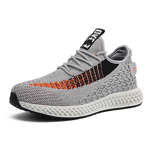 

Men's Spring & Summer / Fall & Winter Casual Daily Outdoor Trainers / Athletic Shoes Walking Shoes Mesh / PU Breathable Waterproof Non-slipping Black / Red / Black / Gray
