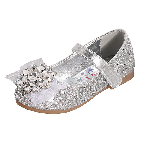 

Girls' Comfort / Flower Girl Shoes PU Flats Dress Shoes Toddler(9m-4ys) / Little Kids(4-7ys) Rhinestone / Bowknot / Sparkling Glitter Dusty Rose / Blue / Silver Spring / Fall / Party & Evening